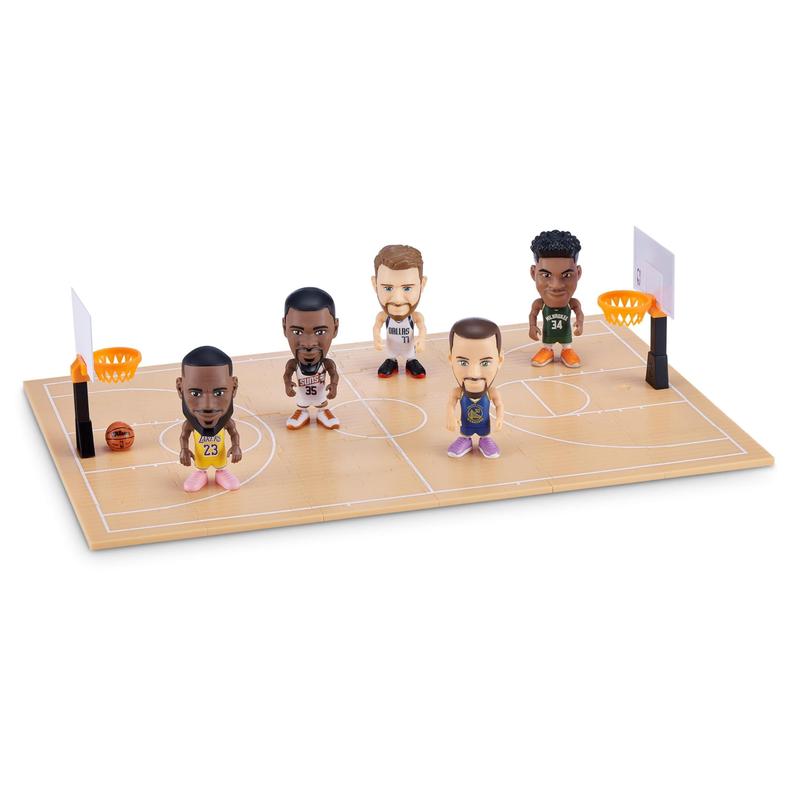 Brinquedo colecionável de basquete 5 Surprise NBA Ballers Series 2